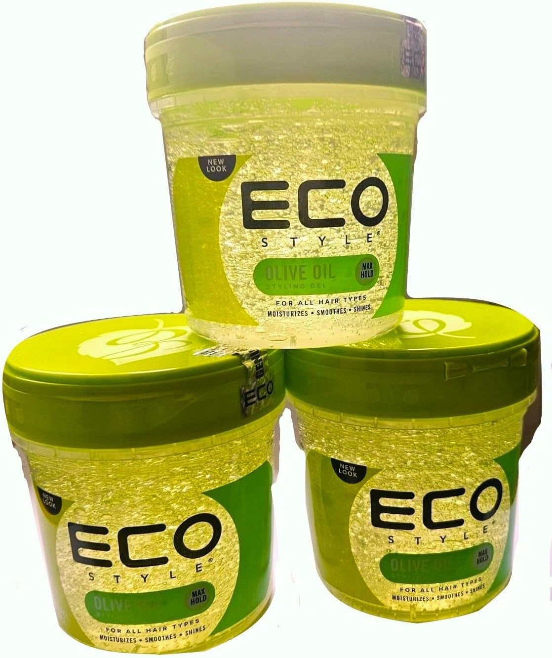 3x r Olive Oil Styling Gel - Haargel 473ml (insgesamt - 1,42L)