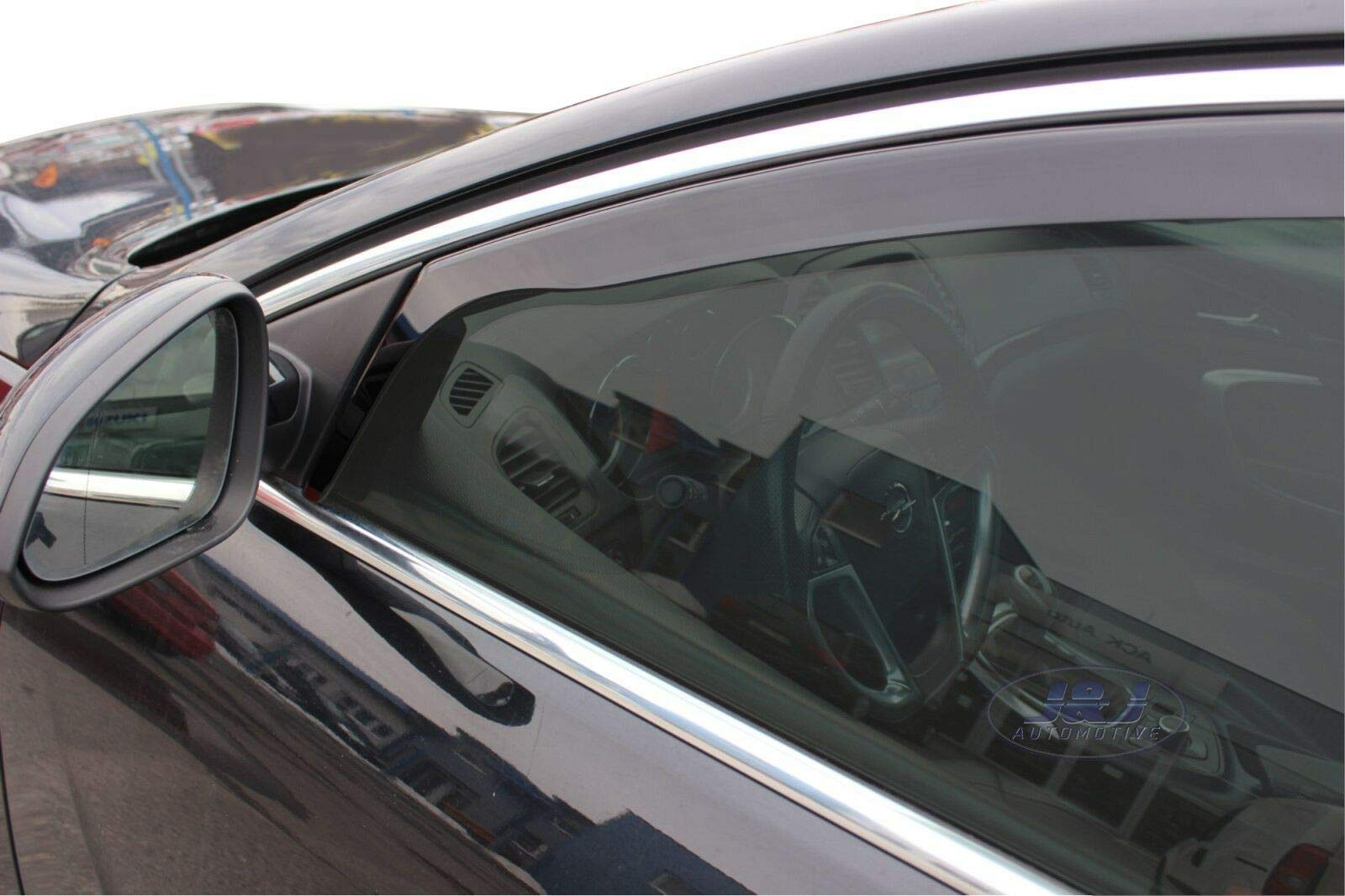 J&J AUTOMOTIVE Windabweiser für Opel Insignia 1 Kombi 2009-2016 4tlg, Heko Regenabweiser Getönt Dunkel