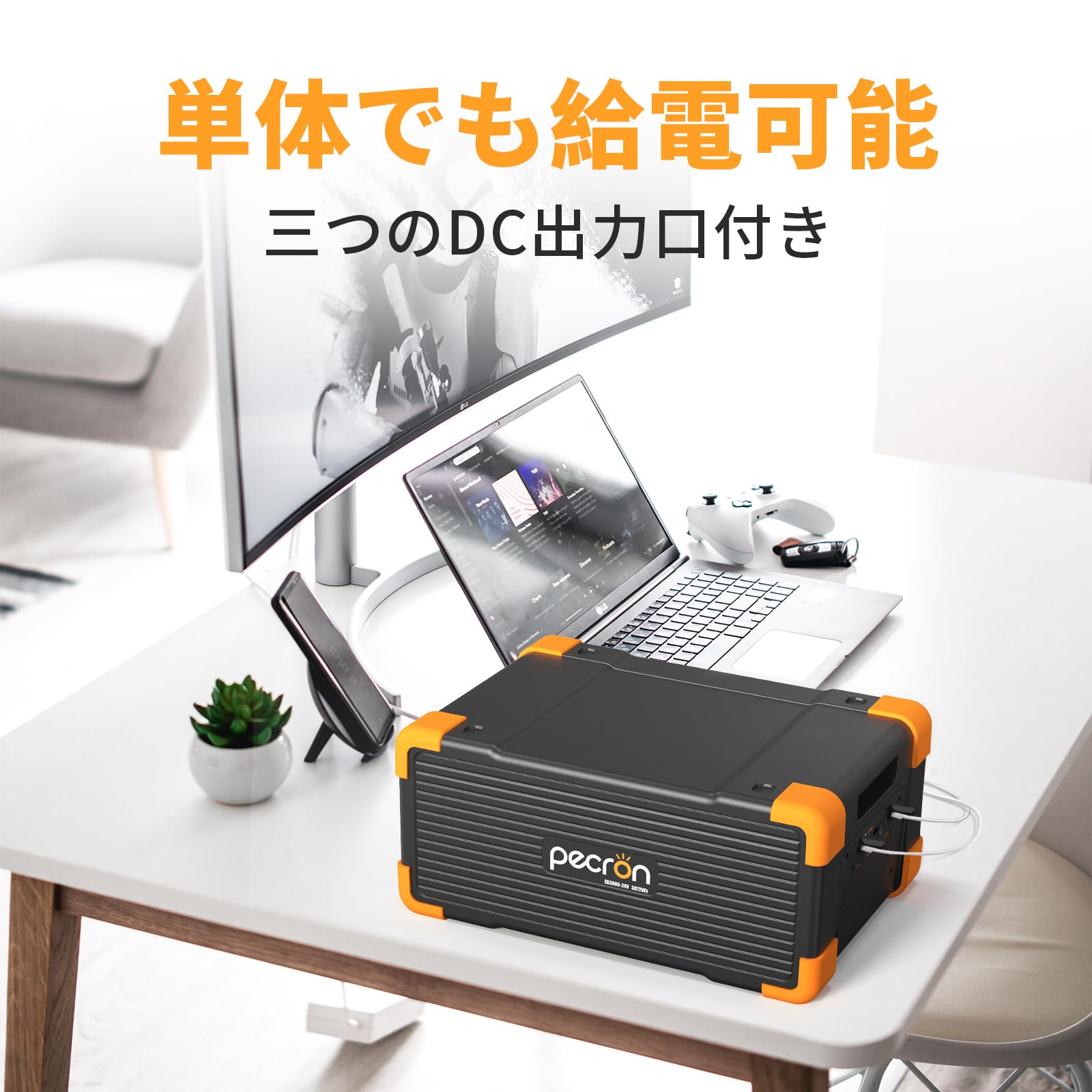 Amazon.co.jp: PECRON ポータブル電源 EB3000-24V 拡張バッテリー