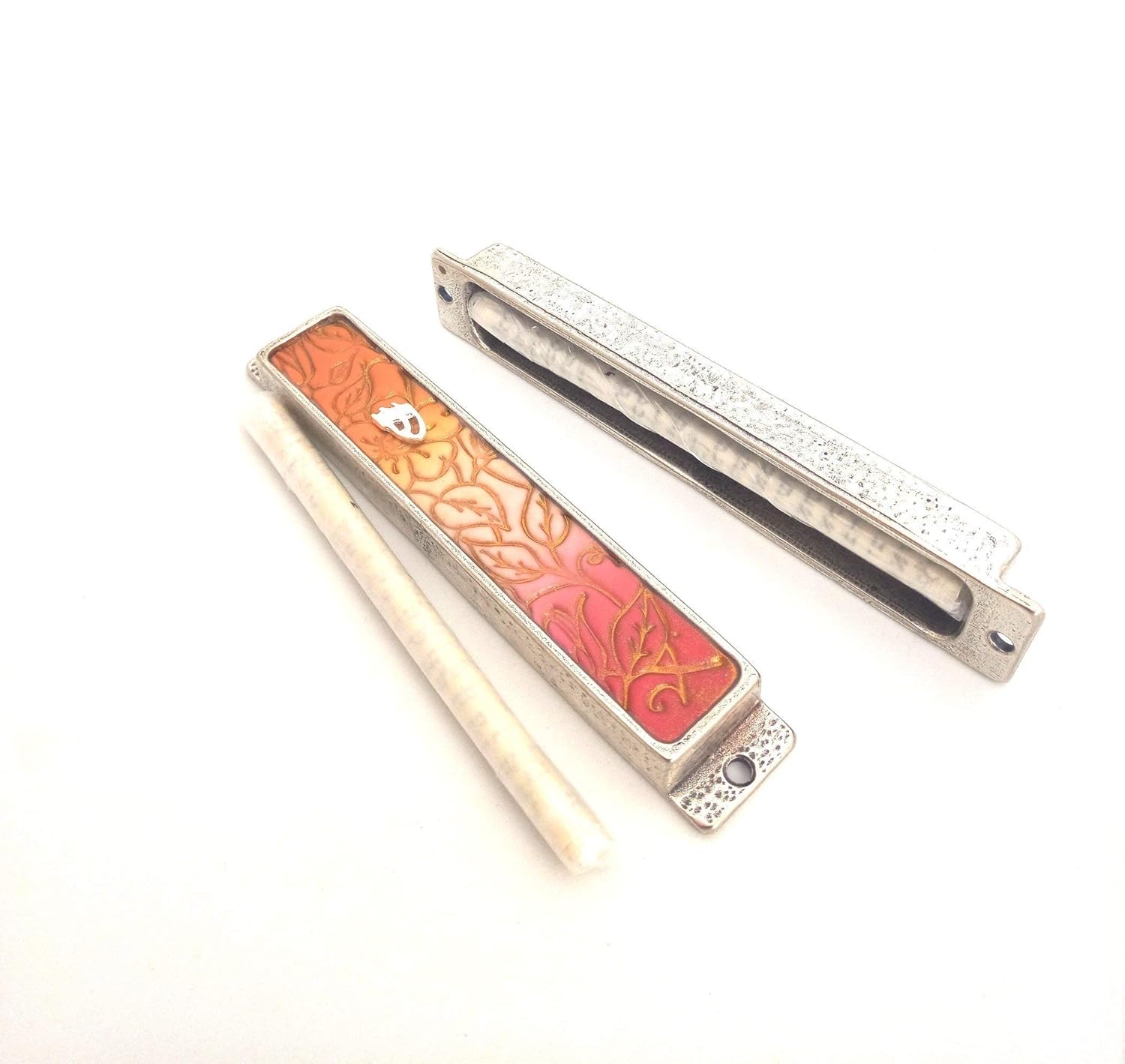 Mezuzah Case, Mezuzah with Kosher Scroll For Door, Modern