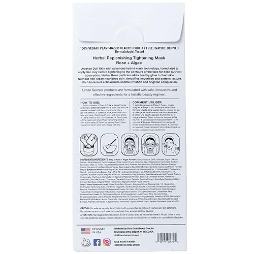 Miniatura 3 de Rose & Algae - Máscara híbrida de reposición de hierbas y algas, 3.36 onzas