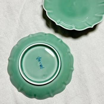 Amazon.co.jp: 深川製磁 笹青磁 有田焼 ブルーチャイナ