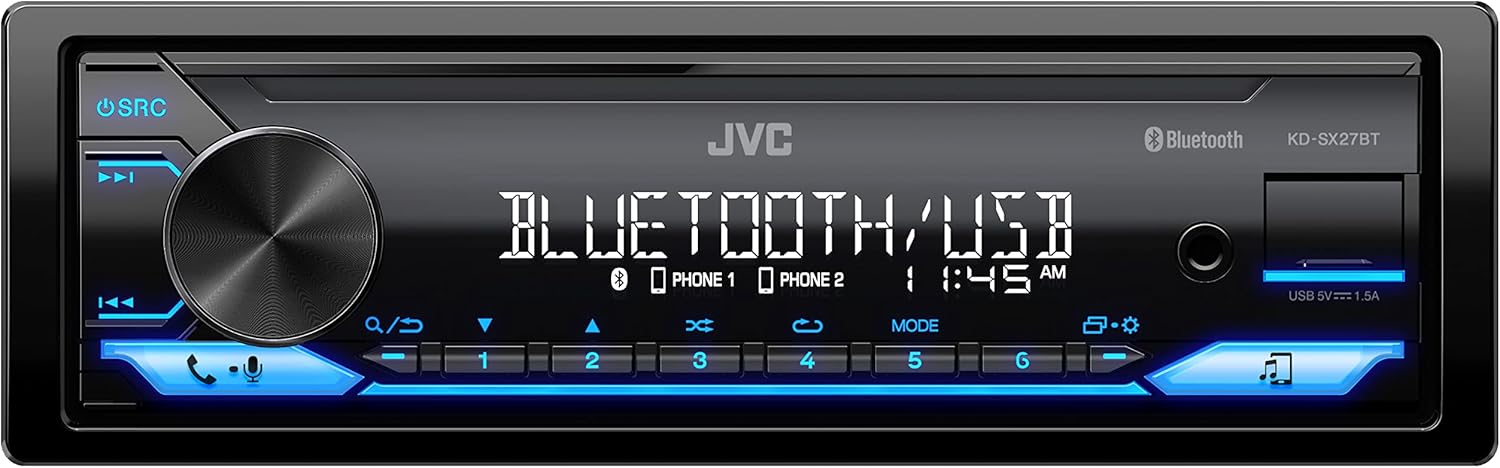 JVC KD-SX27BT Car Stereo with Bluetooth