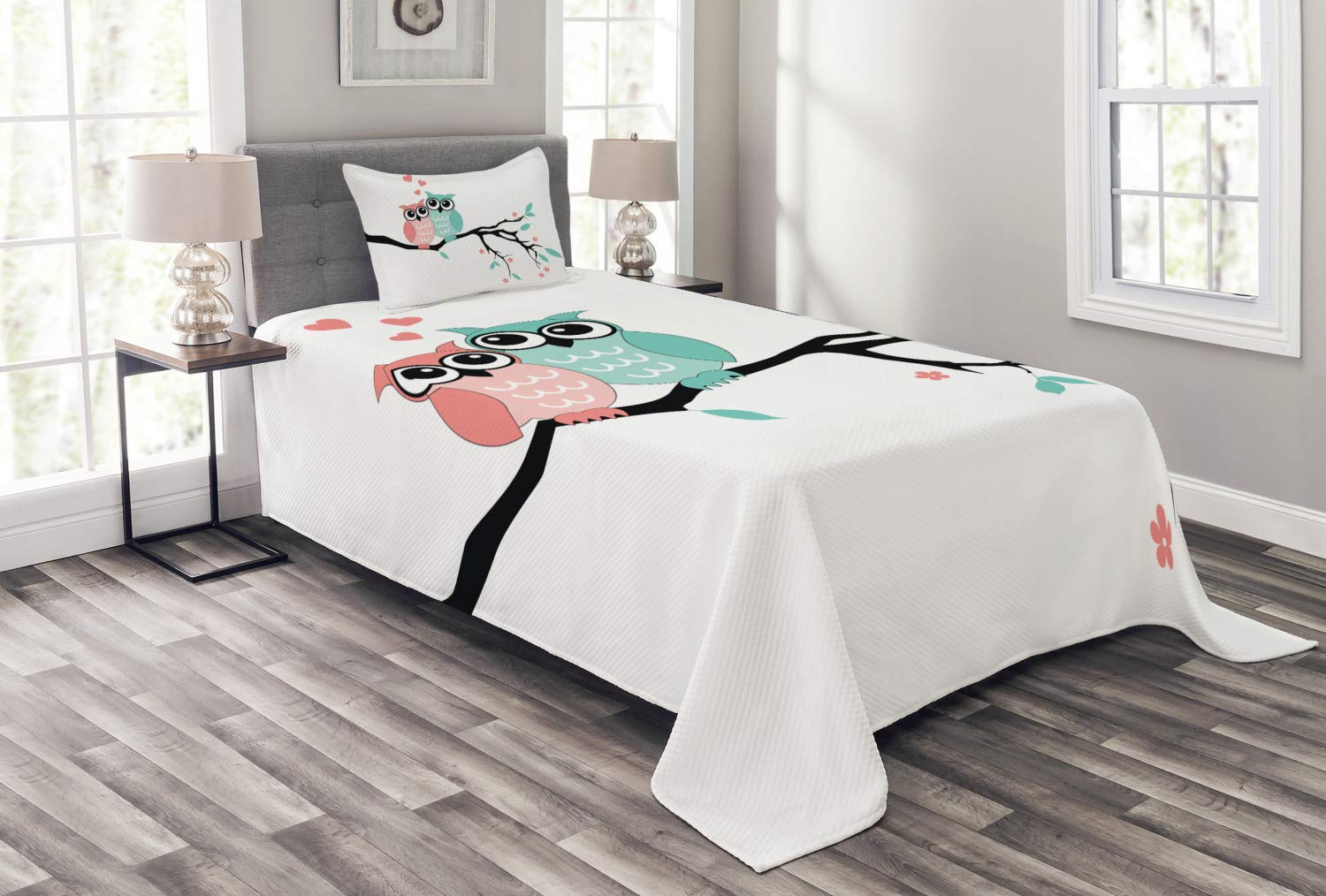 Arazzo Da Parete E Copriletto ABAKUHAUS Safari - Tigre Bianca Nella Giungla, 230x140 Cm, Microfibra Morbida, Beige Verde Grigio