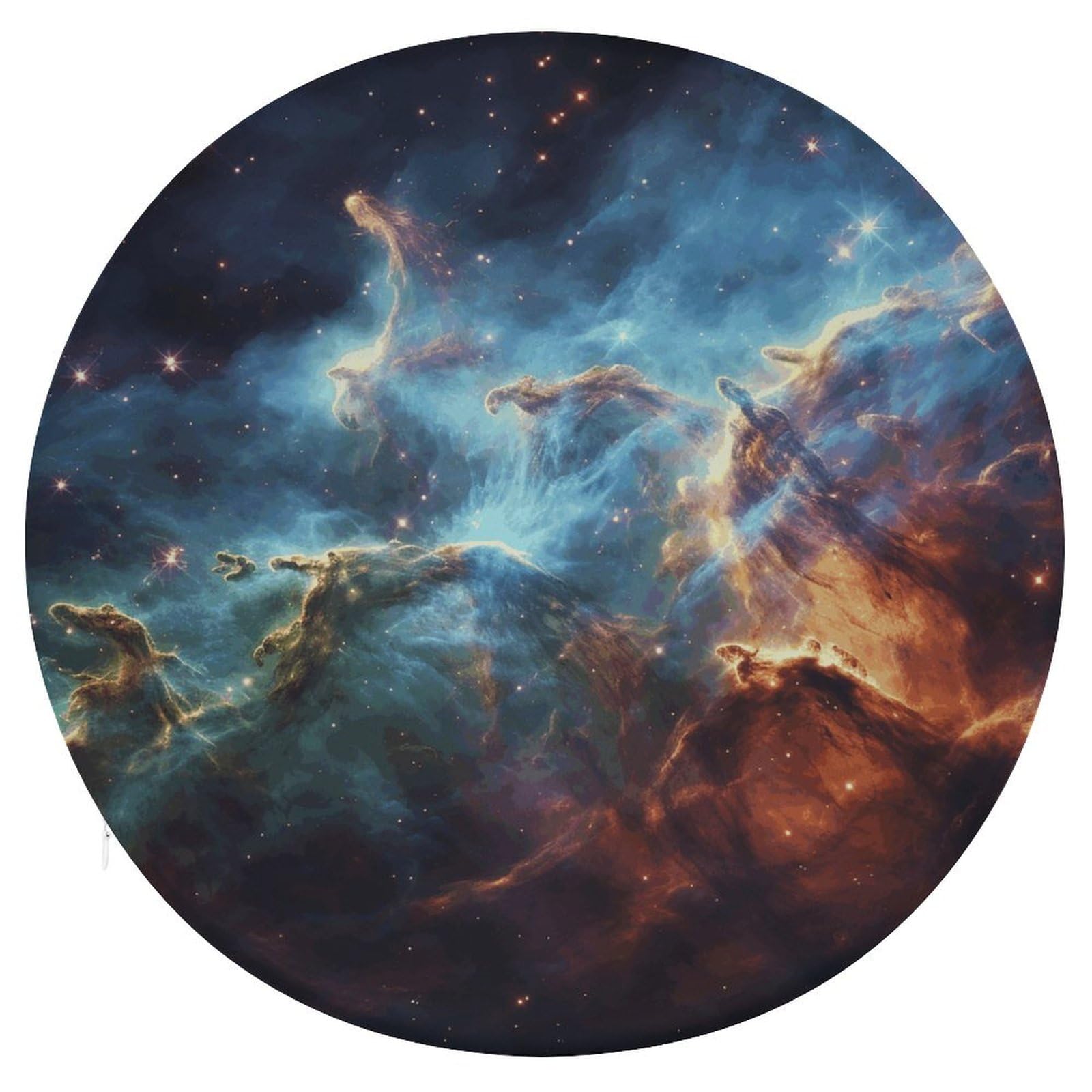 Coussin de sol galaxie pour créer un coin de lecture cocooning