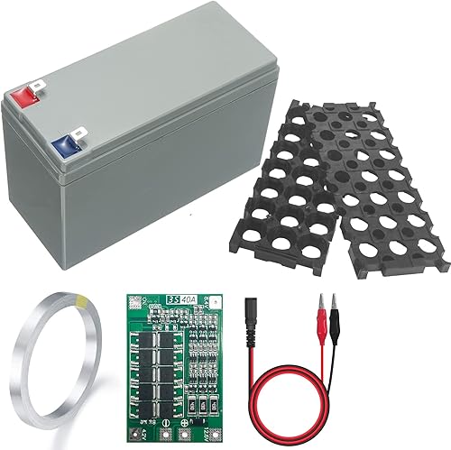 XBERSTAR Caja para banco de energía 18650, caja de almacenamiento de batería de iones de litio -18650 soporte para fuente de alimentación