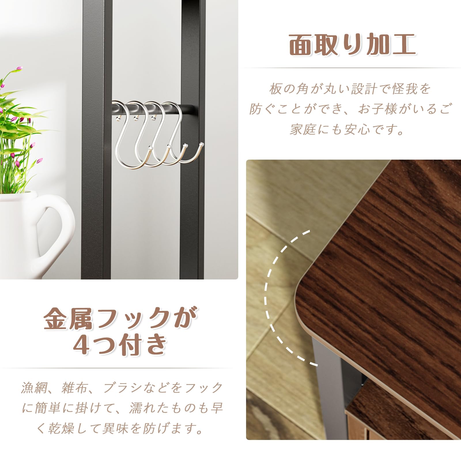 送料無料　DEWEL 水槽台 60cm水槽用 キャビネット付き 木目調 Amazon | DEWEL 水槽台 60cm水槽用 組立式水槽台 水槽 60cm 台