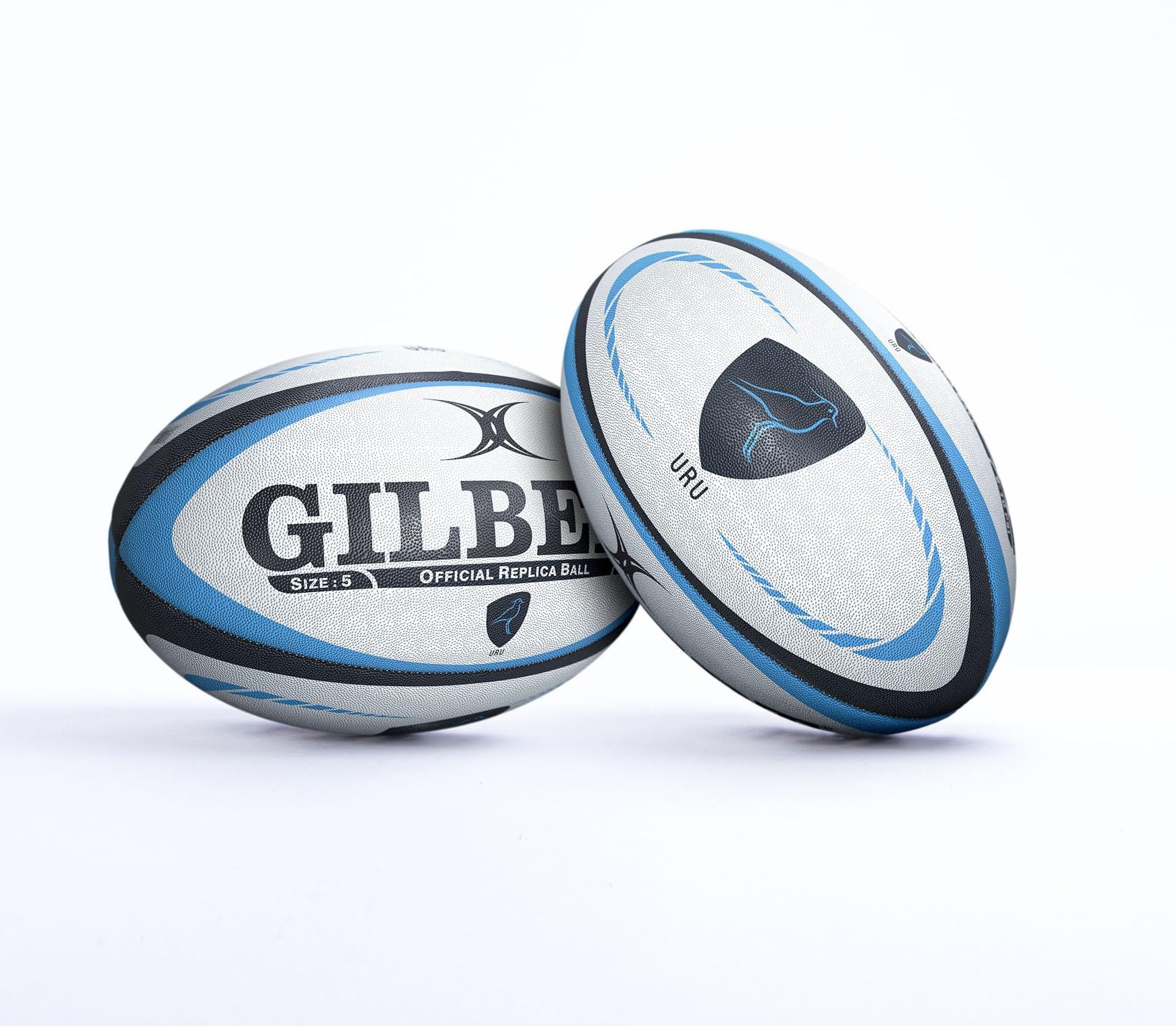 Rugbyball, Uruguay, offizielle Replik von Gilbert, Größe 5