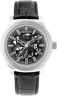 (ユーロパッション ) Europassion Watch EP199-11 Men's Automatic Watch, Europassion, Silver, Silver