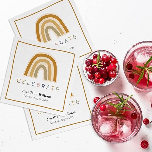 Miniatura 51 de Baby Bee - Servilletas de bebida personalizadas para baby shower, 100 servilletas de cóctel personalizadas, adorable diseño de servilleta de abeja