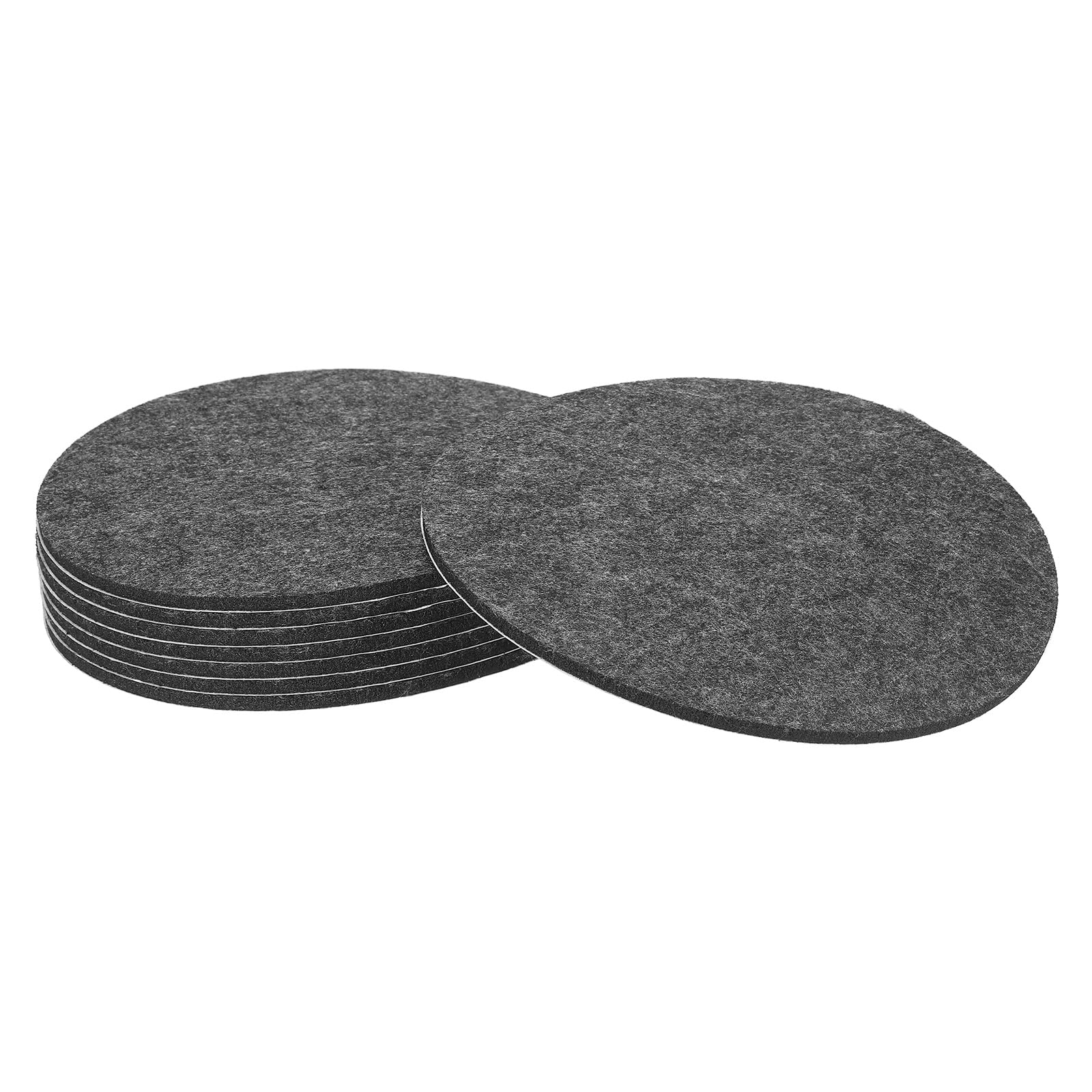 sourcing map 8Pcs Non Slip Furniture Pads 8.5" Self Adhesive(Gray 0.2" Thk)