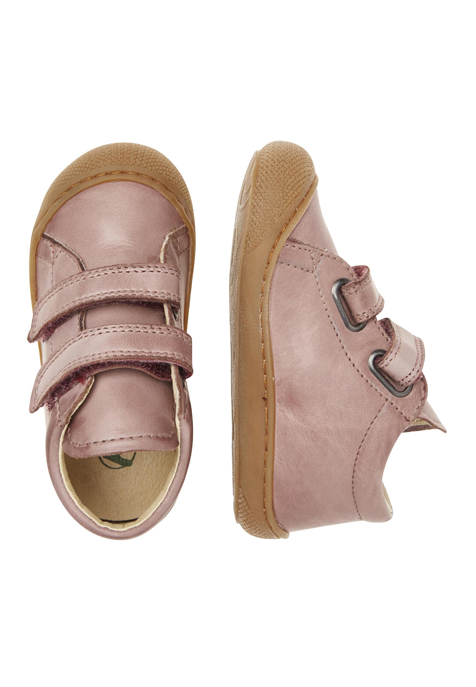 Naturino Cocoon VL buty do nauki chodzenia ze skóry nappa, brudny róż, brudny róż, 24 EU