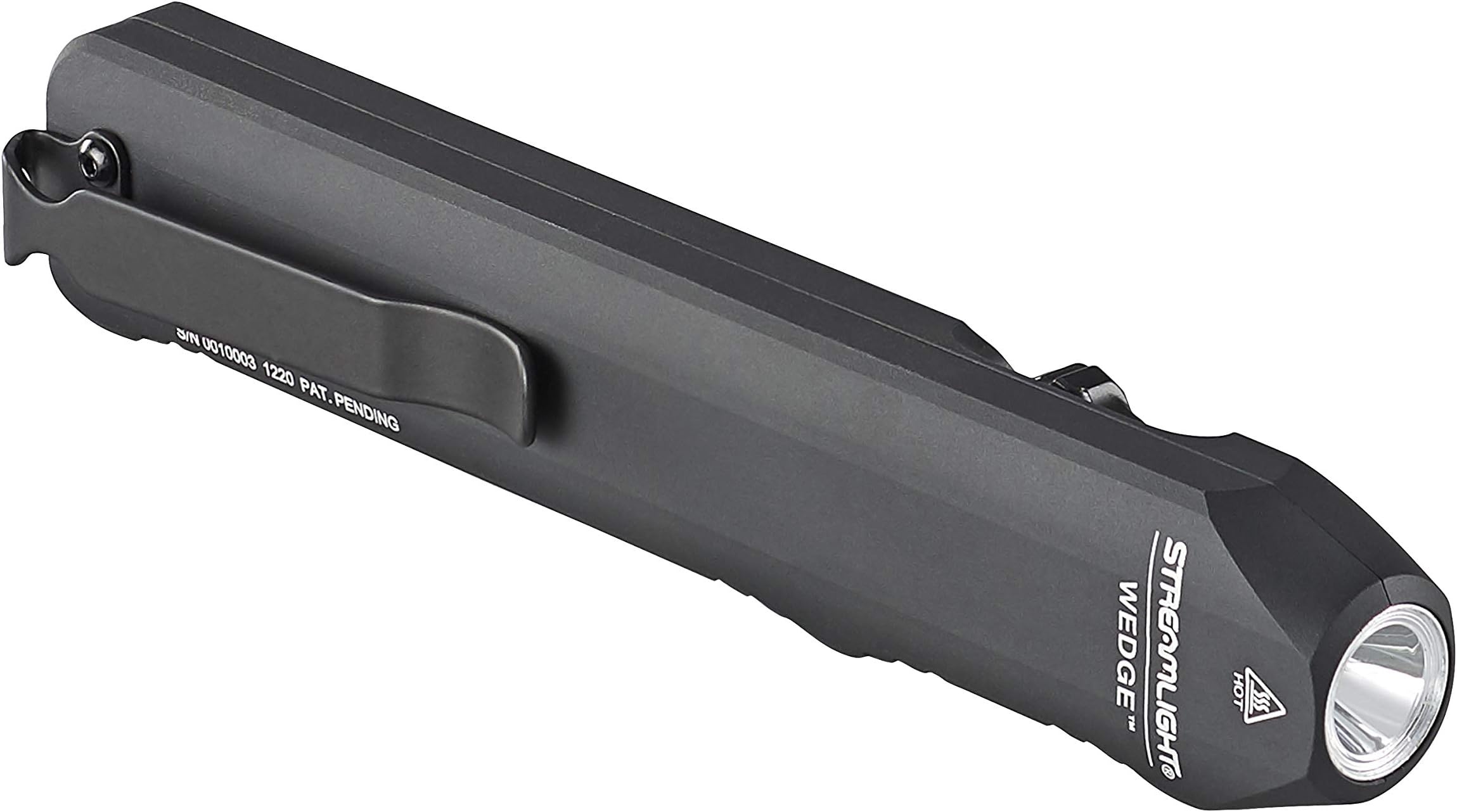 Streamlight 88810 Wedge 1,000-Lumen Max 300-Lumen Standard 1,200-Candela Flat Everyday Carry Flashlight, Includes USB-C Cable and Lanyard, Black