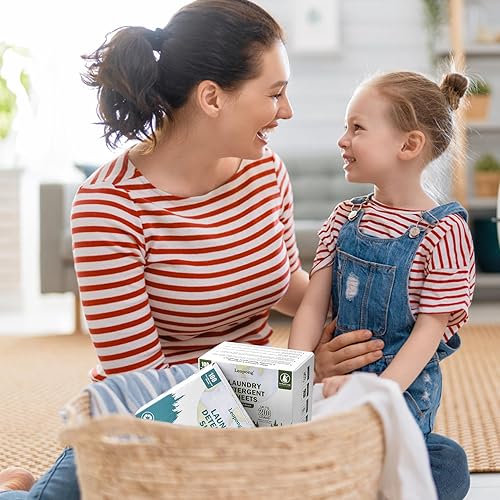 Miniatura 7 de Sábanas de detergente hipoalergénicas 100 % ecológicas, sin plástico, nueva tecnología sin líquidos para el hogar, dormitorio, viajes, campamento y