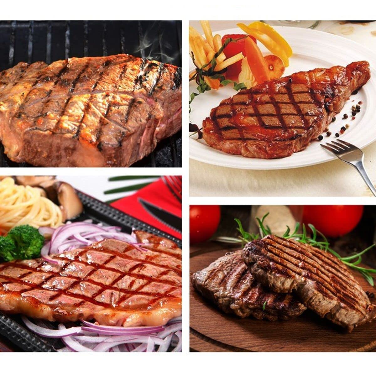 MasonOL20 Sartén antiadherente con mango plegable para carne, pescado y verduras para todas las fuentes de calor 9.4 in/9.4 pulgadas para estufas, inducción, negro 8