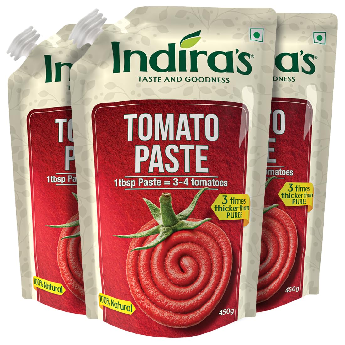 See full amazon price history chart for Indira’s Tomato Paste, 3X Thicker Than Tomato Puree (450g,Pack of 3), Add Rich Flavour & Colour of 100% Ripe Tomatoes to Make Your Dishes Tastier with Ease. Indira’s Tomato Paste, 3X Thicker Than Tomato Puree (450g,Pack of 3), Add Rich Flavour & Colour of 100% Ripe Tomatoes to Make Your Dishes Tastier with Ease. (B08CDLL3WC) Amazon Price History, Amazon Price Tracker