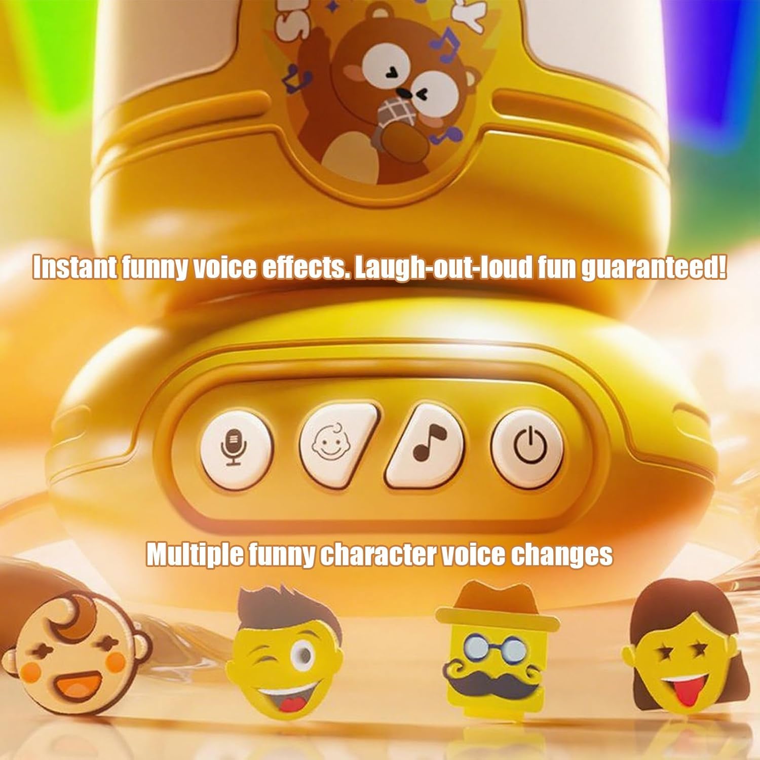 Karaoke for Les | Toy Microphones for Singing - Chanting Voice Change with Recording Function and Built-in Music for Over 3 Years Son Boys f