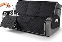 Vista 23 de TAOCOCO Fundas reclinables 100% impermeables, fundas de sofá reclinable con correas para las piernas, funda de sofá reclinable reversible para silla