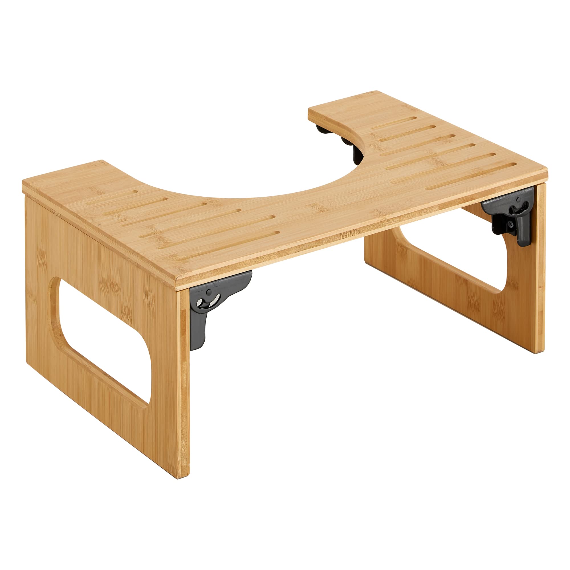 Foldable squatty Potty for Adults， Bathroom Non-Slip Toilet Assistance Step Stool