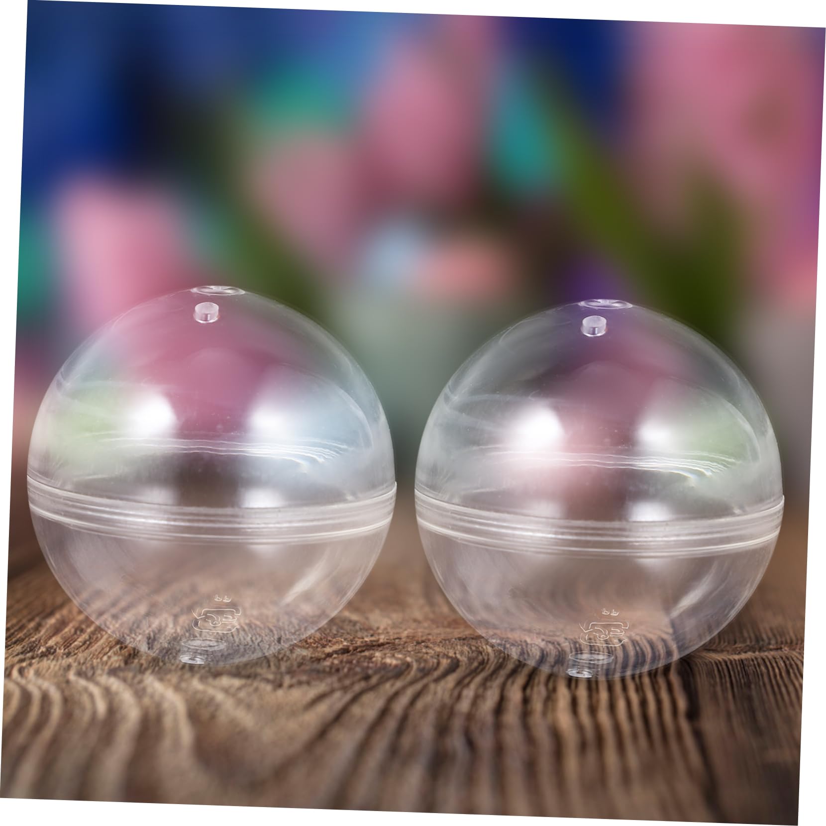 BESTonZON 10pcs Plastic Shells for Vending Smooth Touch Gumballs Party Favor Storage