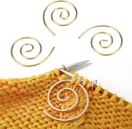 Zerodis 3 agujas de tejer de cable en espiral, aguja de cable en espiral, hilo circular, costura, tejer, doblar, tapiz, herramientas de tejer,