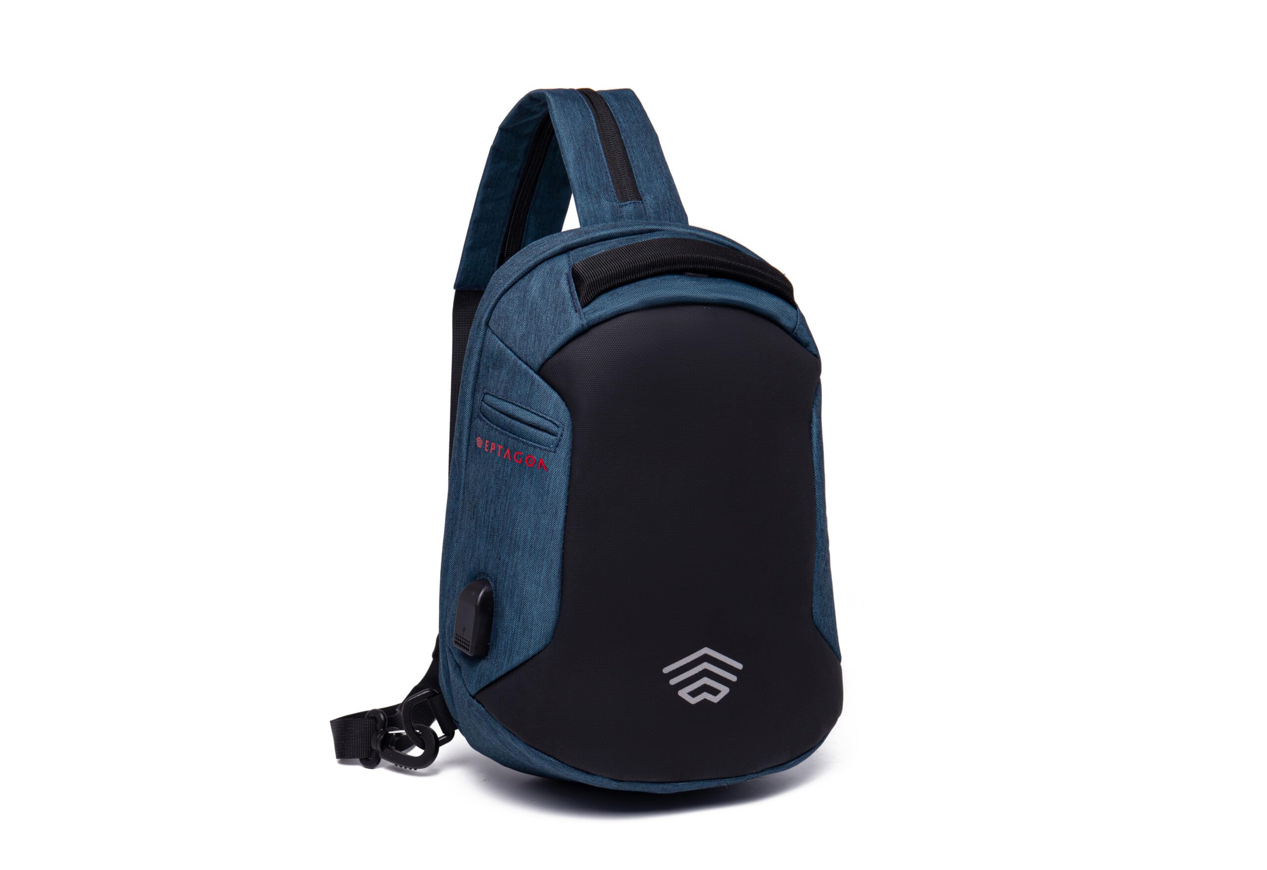 EPTAGON Sacoche antivol Mini Premium Ne craignez plus la jungle urbaine avec notre sacoche transformable antivol et connectée. Mini Premium vous accompagne partout. (Bleu Cobalt)