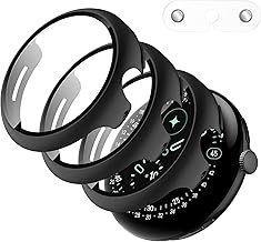 Seltureone Pack of 3 Case for Google Pixel Watch 4 41 mm Protective Case with Charging Assistant, Hard PC 360° All-Round Anti-Scratch Anti Dust Ultra Thin Protective Case for Google Pixel Watch 4 41