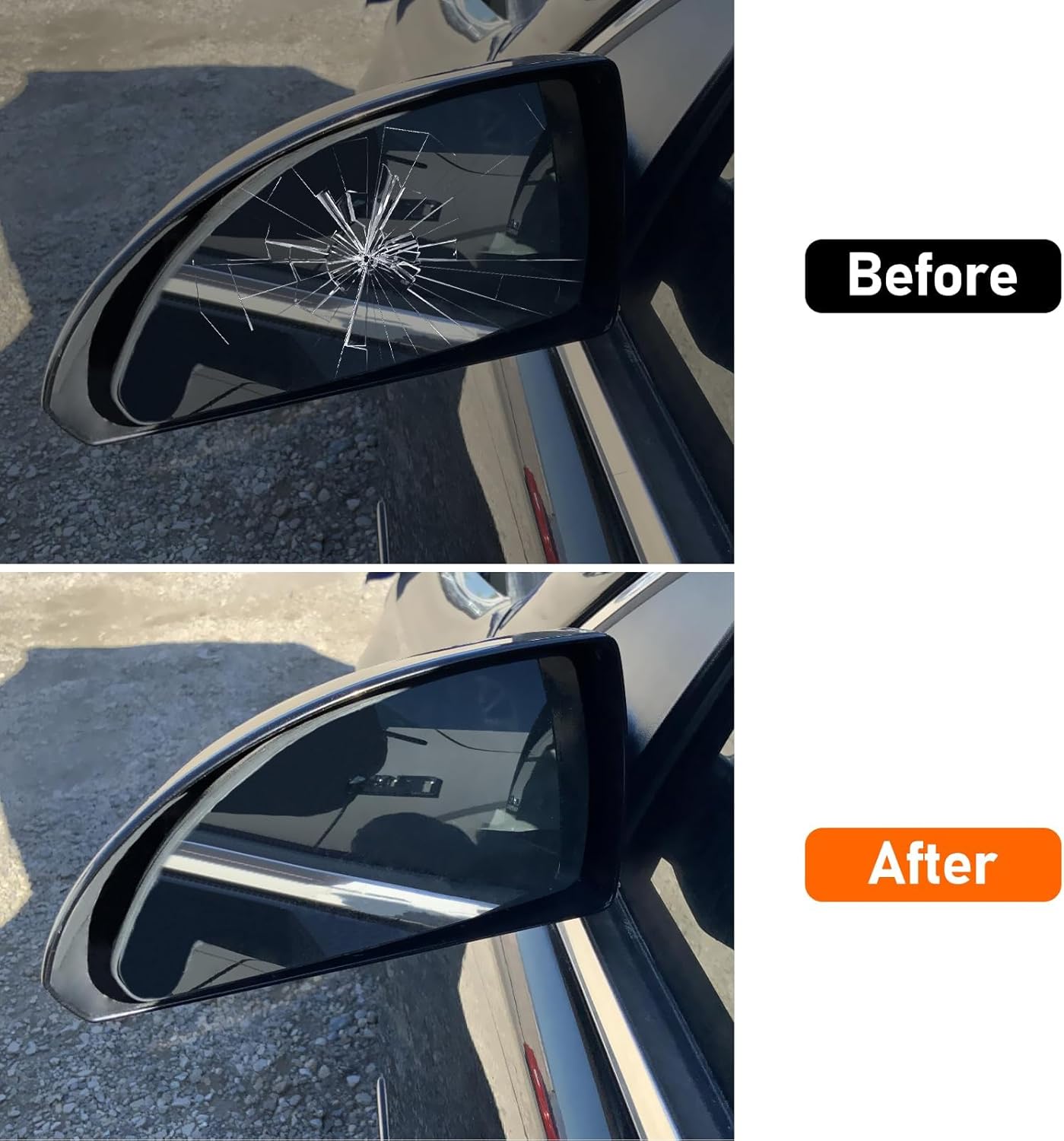 Compatible Chevy Impala Side Mirror Glass Replacement 2006 2007 2008 2009 2010 2011 2012 2013 SS LS LT LTZ, Driver Side Mirror Glass with Power Heated, Replace for 89046151 88894540 - Left