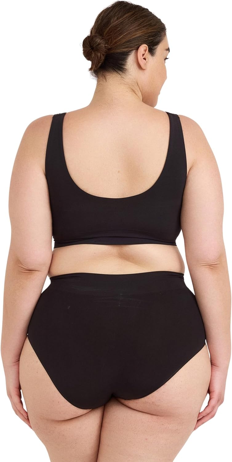 Organic Basics Womens Smooth Scoop Neck Seamless Bralette - Image 2