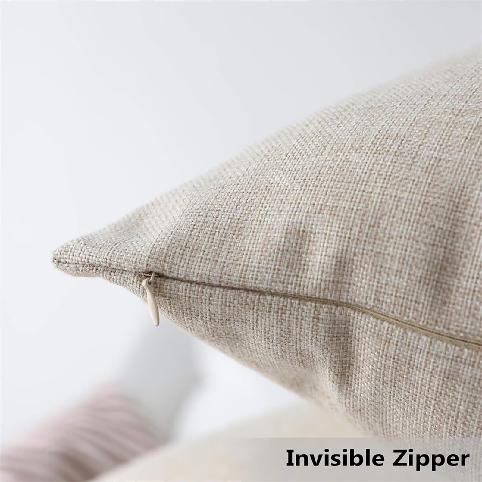 Fodere per Cuscini 45x45 cm Set di 4 Federe Cuscini Divano Onde Piante Tropicali Lavabile Lino Tessuto Quadrato Federa per Divano Camera da Letto Auto Sedia Casa Decoro