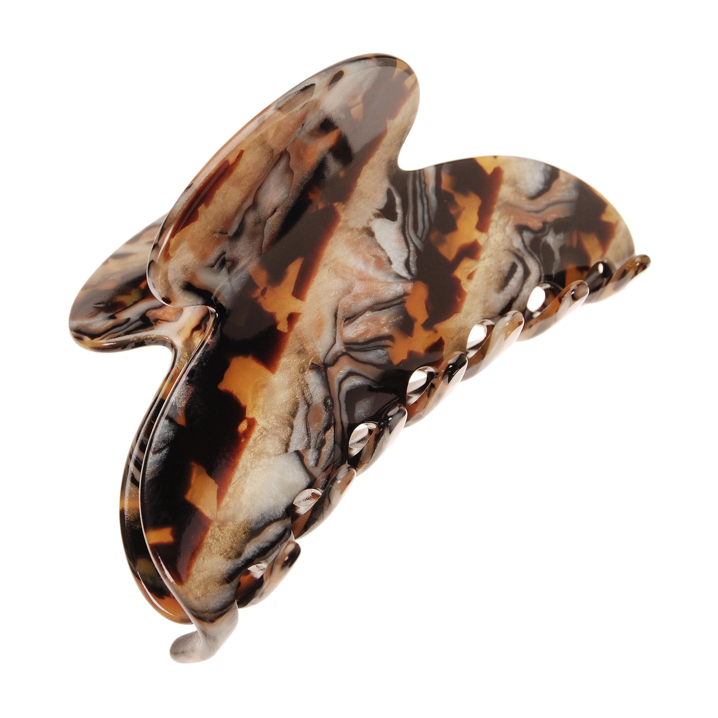 France Luxe French Hair Clip for Women, Medium Couture Claw Clip for Thick or Fine Hair, Slip-Free Strong Hold, Lightweight, Damage-Free Design, Lasco