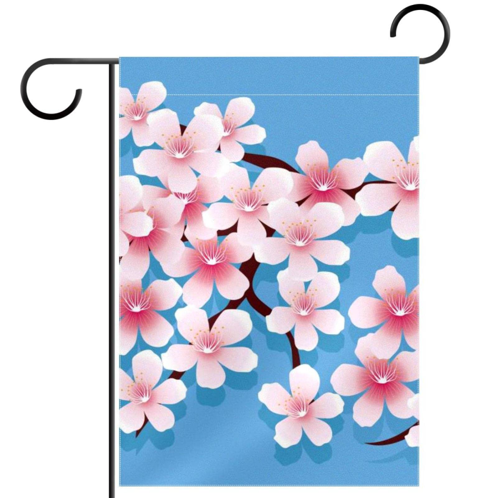 Doppelseitige Gartenflagge Mit Kirschblüten – Wetterfest, Ca. 30,5 X 45,7 Cm, Perfekt Für Hof, Garten & Bauernhaus-Deko