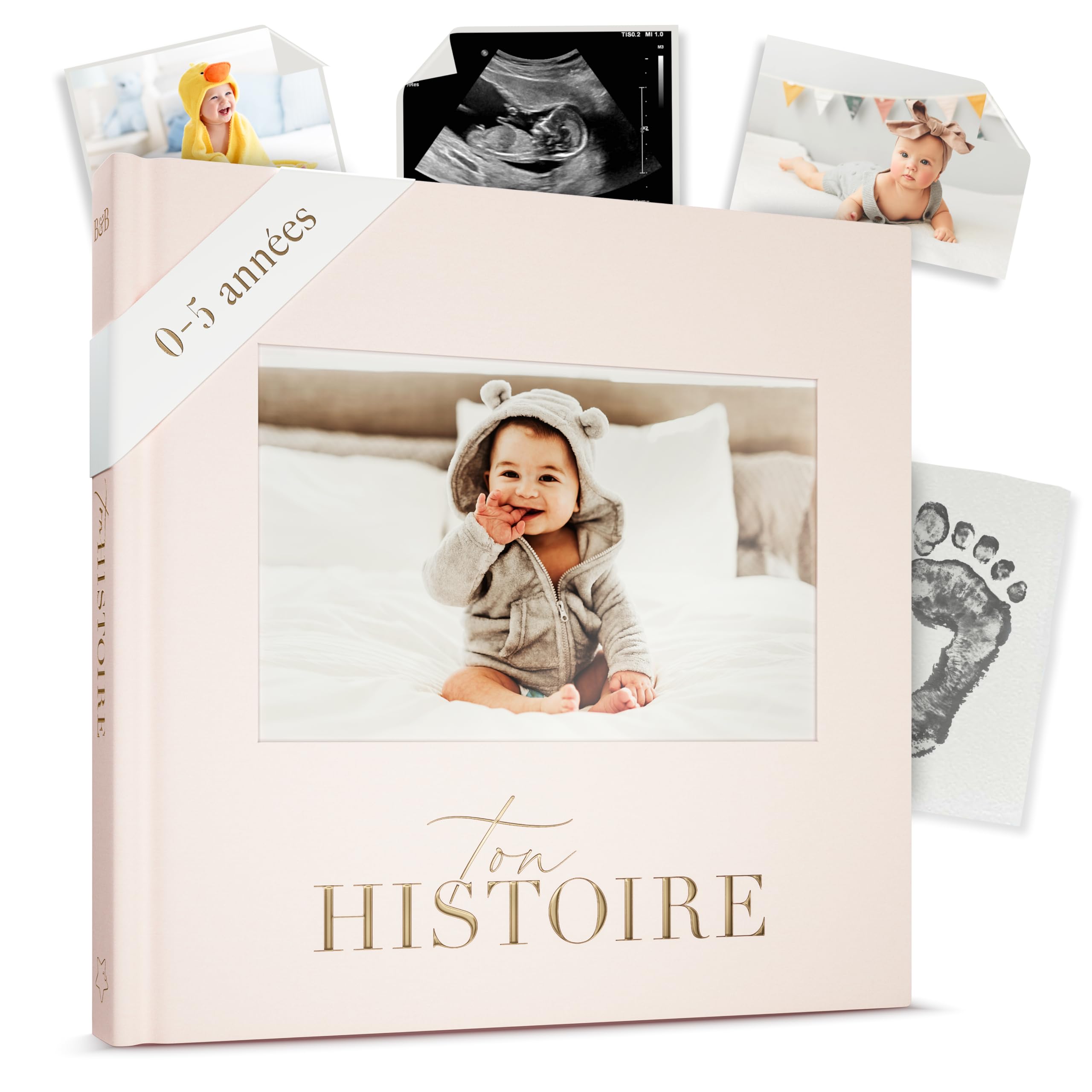 Cadre Photo,Cartes De Jalons Pour Bébé,cartes Mensuelle De Bébé-Hello-world En Anglais-français