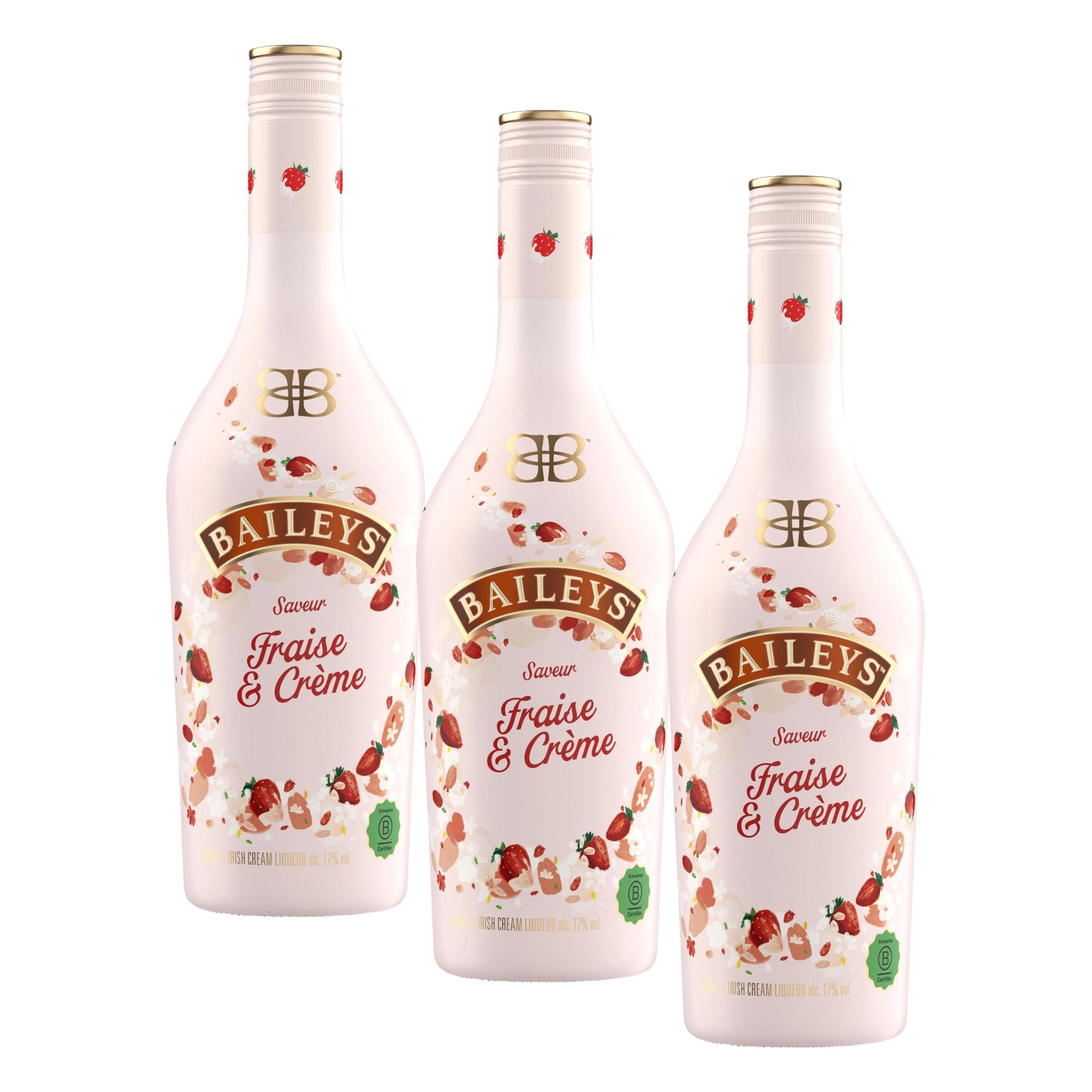 Baileys Strawberries & Cream 0.7L (Lot de 3)