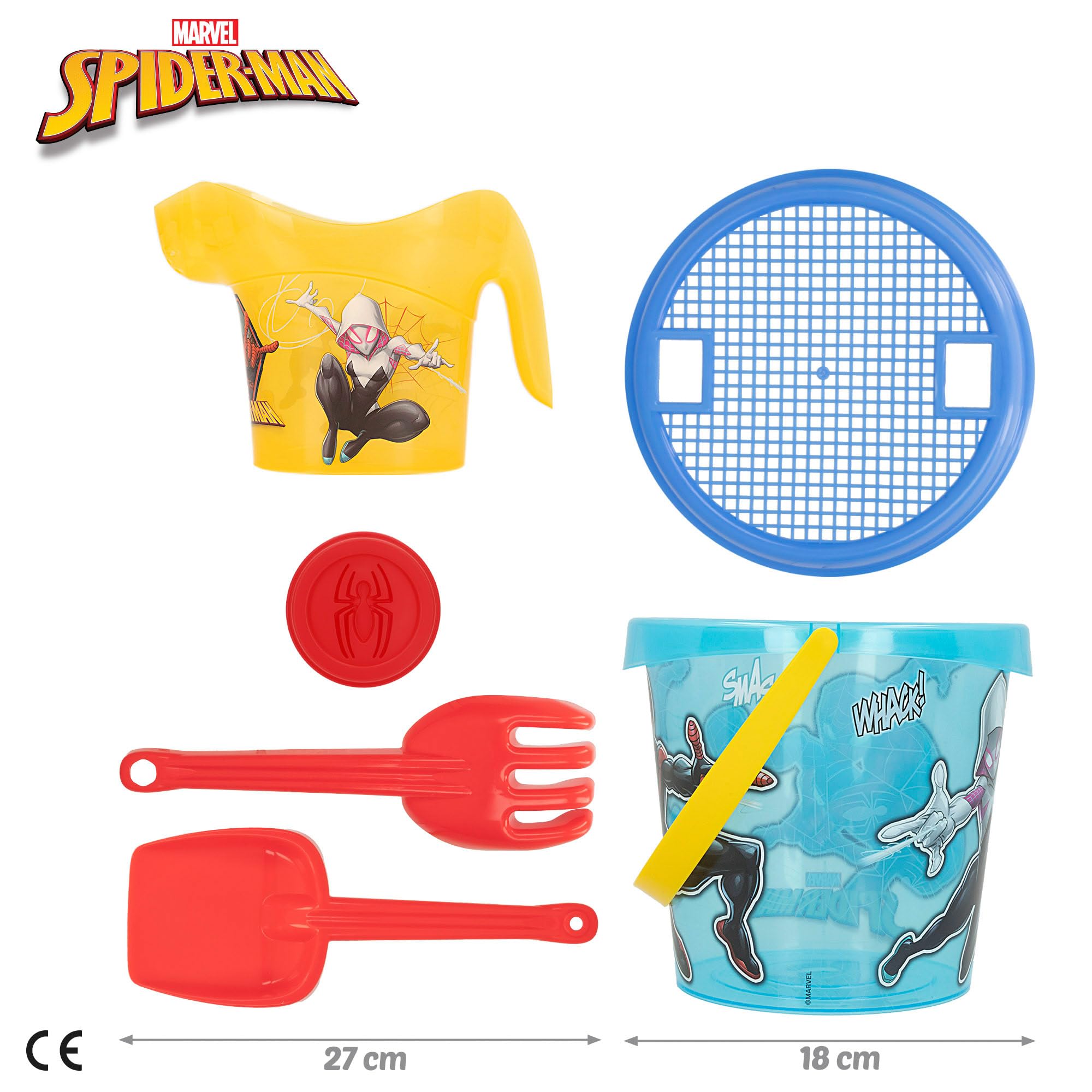 ColorBaby Spider-Man 77892 Set de Plage pour Enfant
