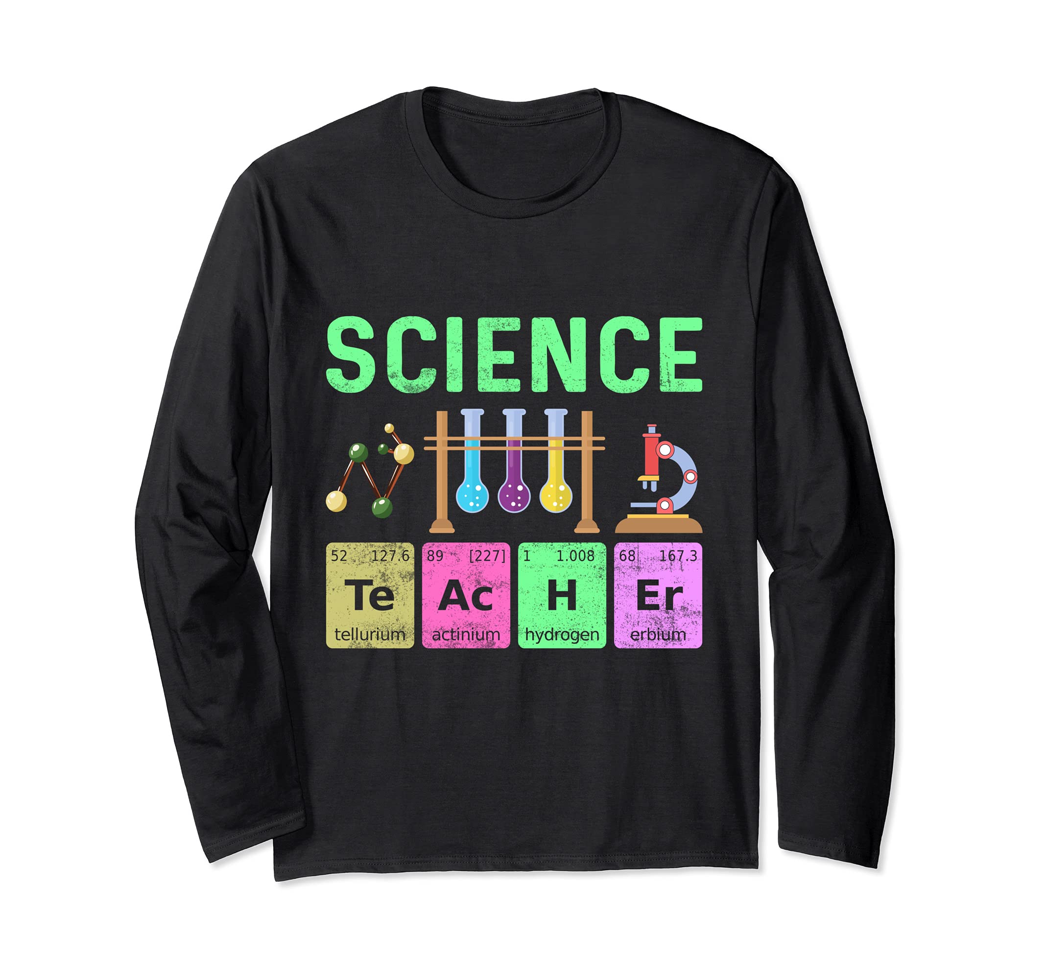 Science Teacher Chemist Physicist Vintage Long Sleeve T-Shirt