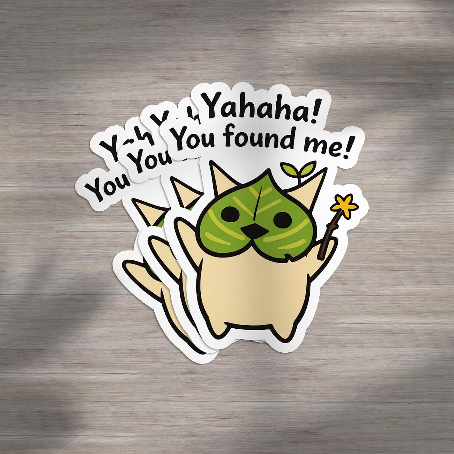 Korok Yahaha You Found Me Link Tears Breath Sticker – Vinyl Sticker Decal for Water Bottles, Laptops, Tablets 5.5" (Sticker)