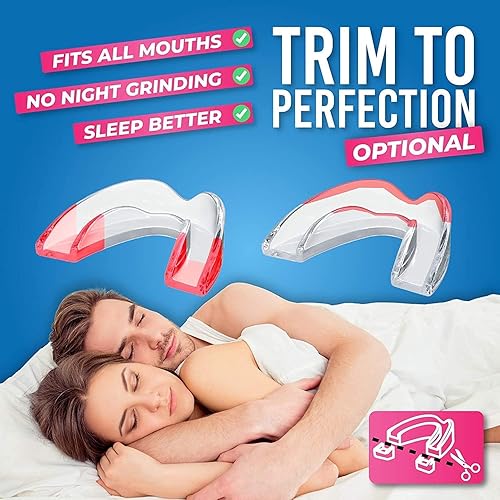 Miniatura 3 de HONEYBULL Juego de protectores antimolienda 12 unidades, delgado viene en tamaño más pequeño para una mejor comodidad  Cómodo protector bucal