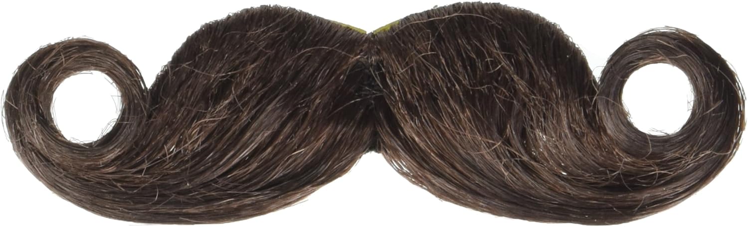 amscan 840974 Mini Brown Handlebar Moustache, 1 Piece ,7.5" x 5" : Toys & Games