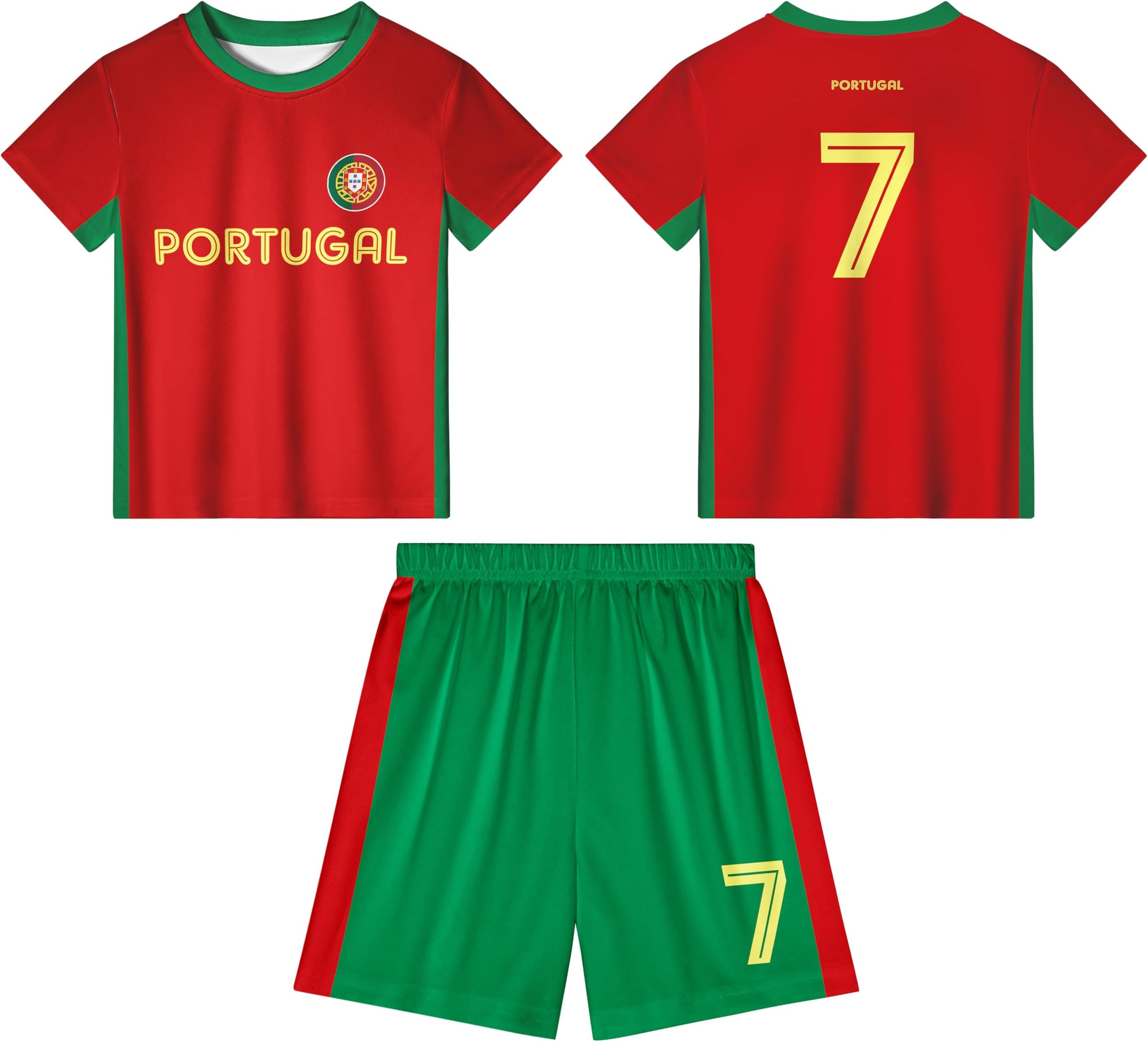 キッズ サッカー ジャージ 男の子 フットボール 練習服 ユース トレーニング ユニフォーム アスレチック Tシャツ 5-12歳用