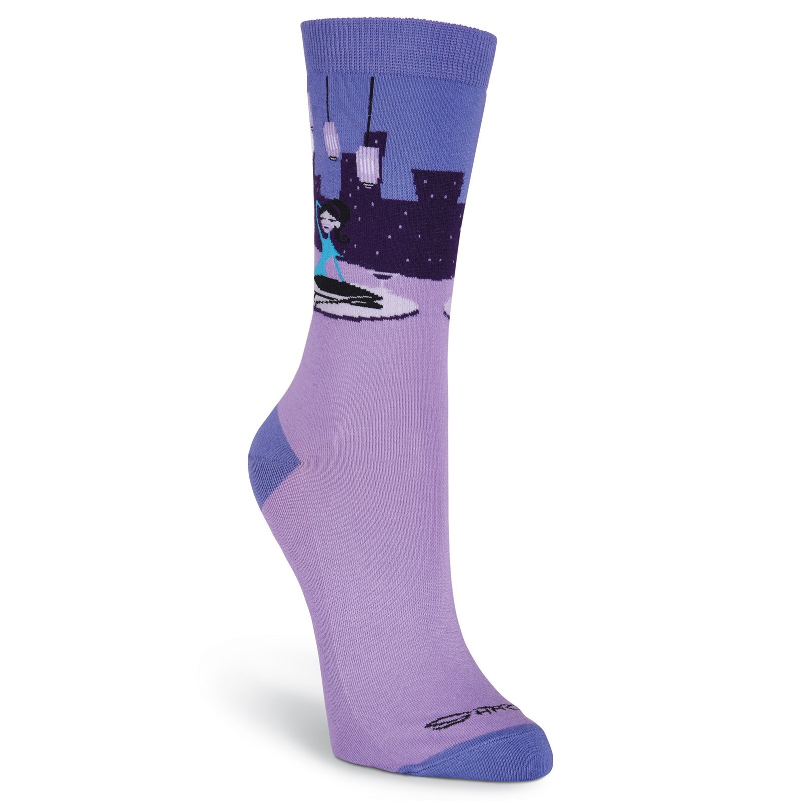 K Bell Shag Novelty Crew Socks, Multi-Colour, 22.86 x 8.89 x 1.77 cm