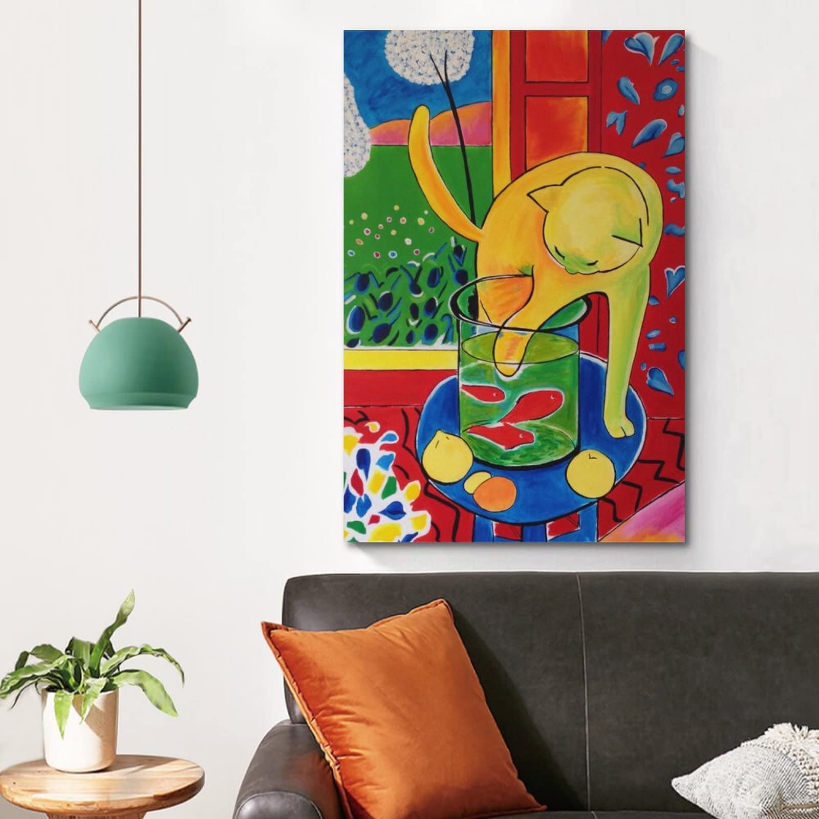 アンリ・マティス(Henri Matisse)、【大きな断崖，魚】 アンリ・マティス(Henri Matisse)、【大きな断崖，魚】