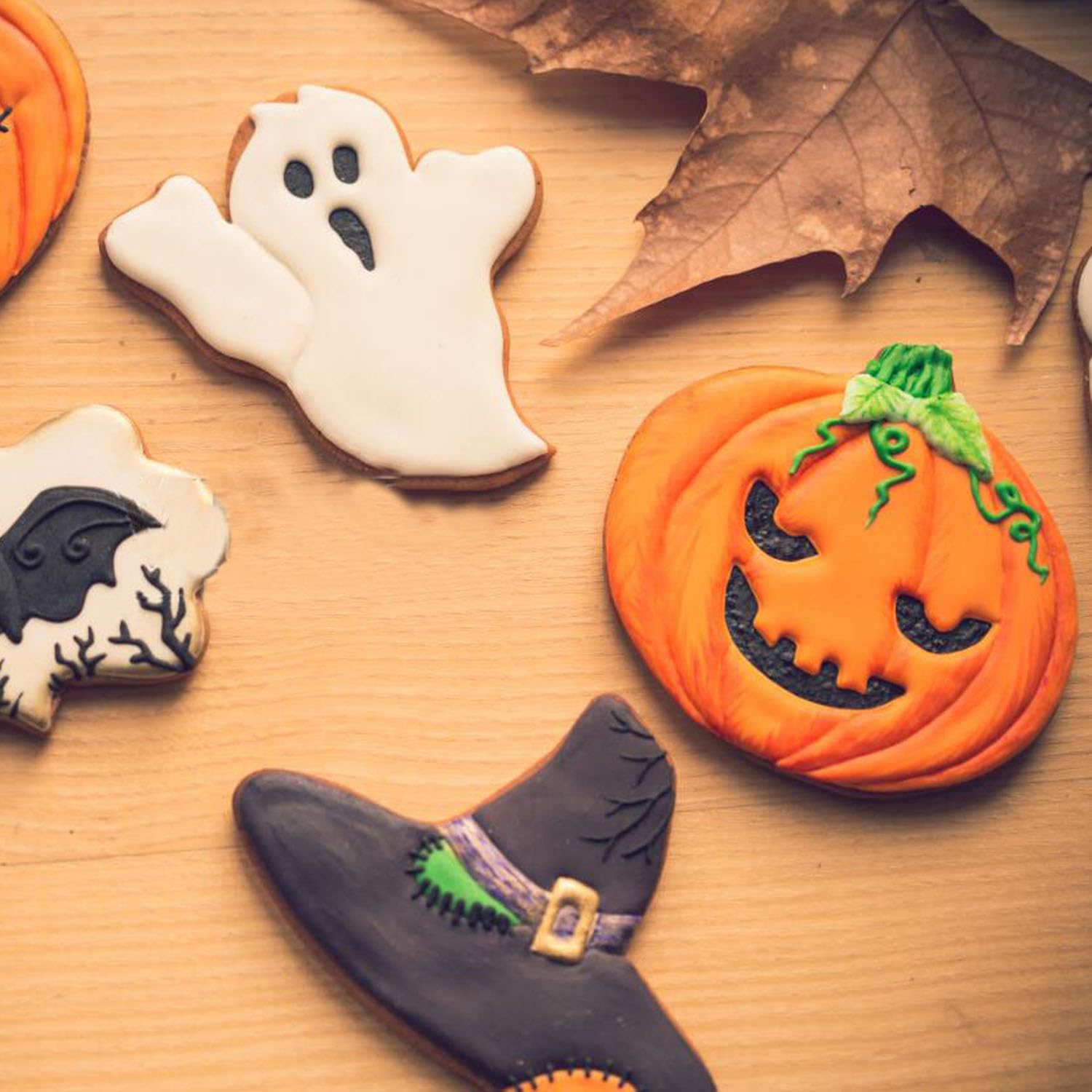 PAWARSO Set di 6 Formine per Biscotti Halloween, Acciaio Inox, Fantasma, Pipistrello, Zucca, Ragno, Scopa, Teschio