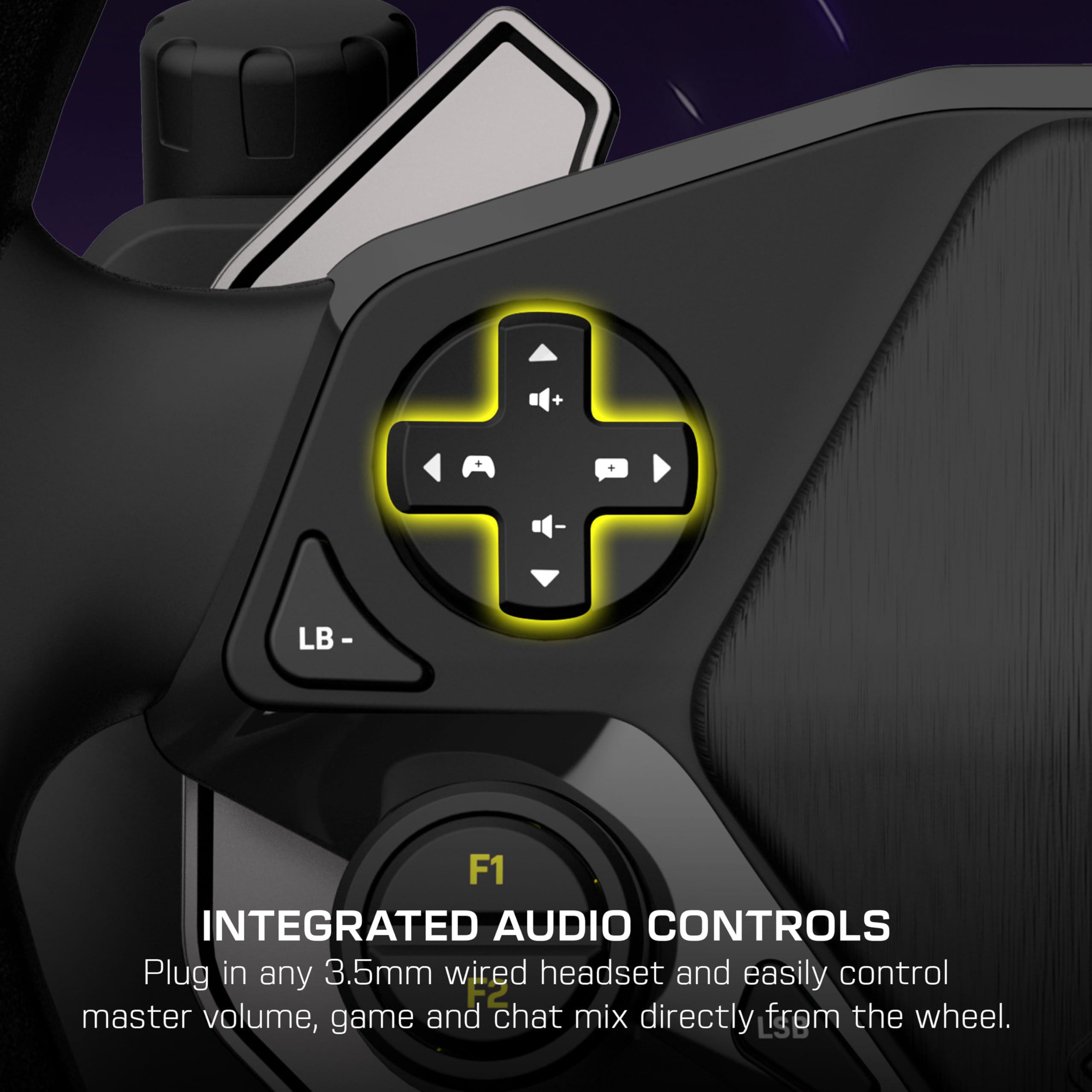 Turtle Beach Racer Sistema di volante wireless con licenza ufficiale per Xbox Series X|S, Xbox One e PC Windows - Connessione wireless stabile, fino a 30 ore di autonomia della batteria