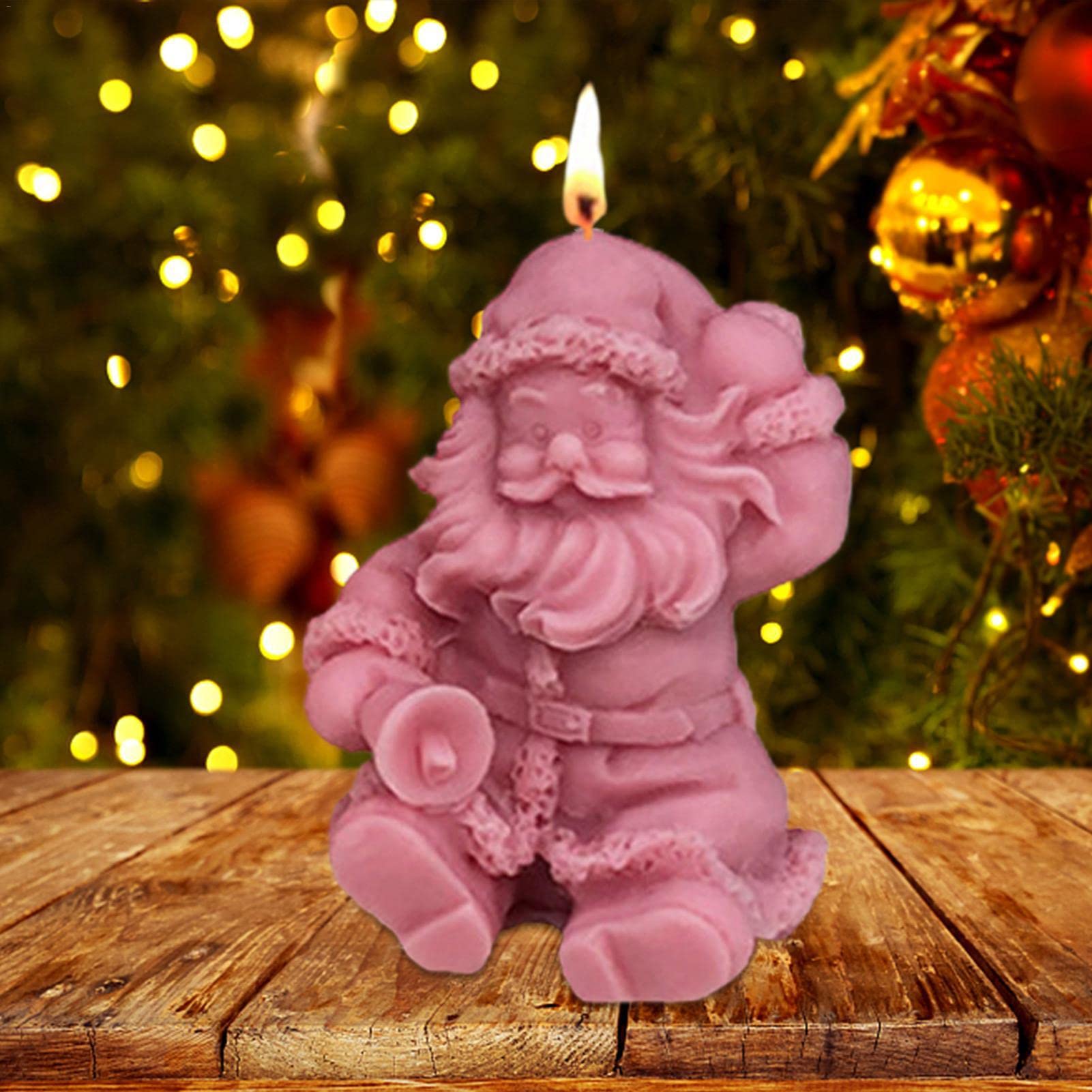 2 Pièces Moules En Silicone 3D De Noël, DIY Moule En Silicone