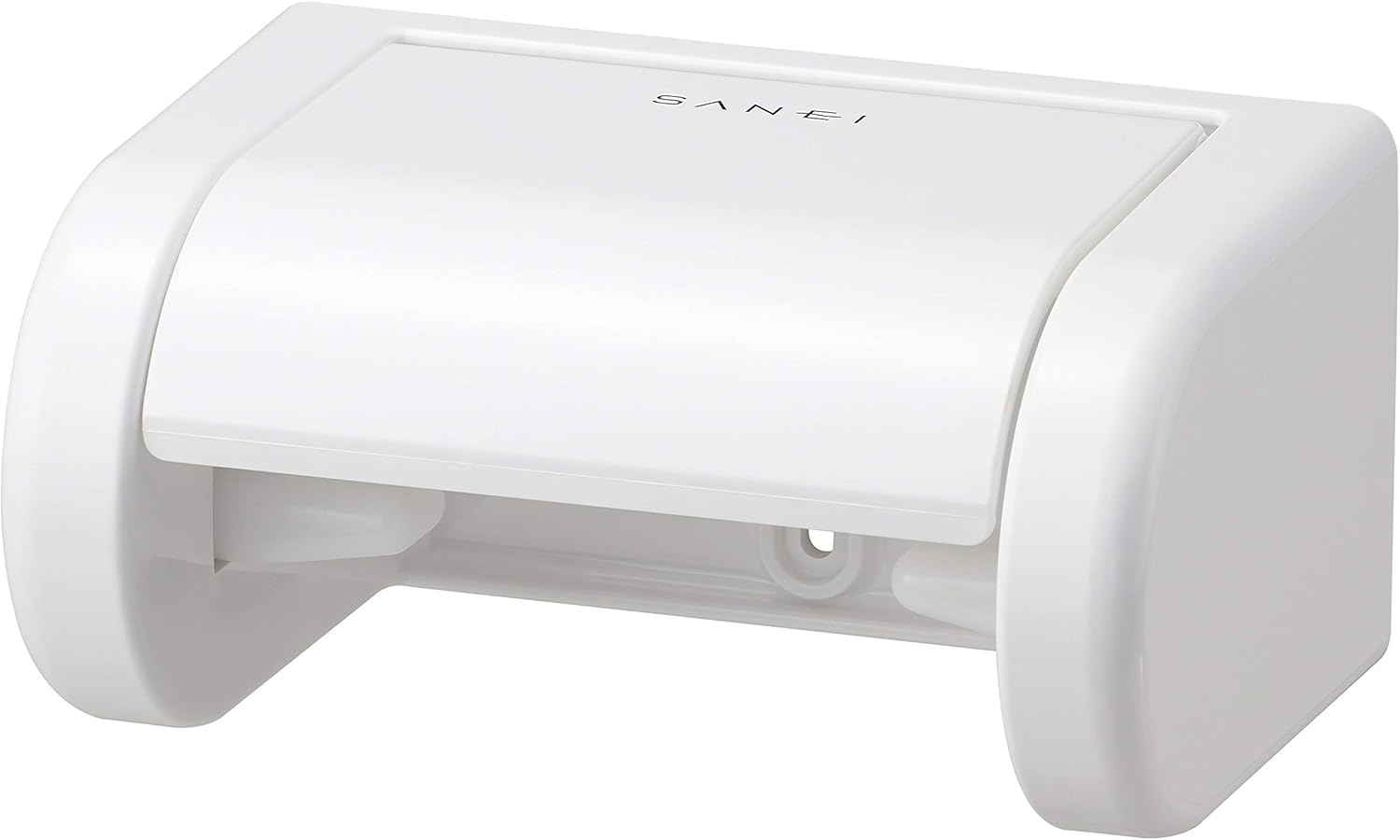 SANEI W37-MW2 One-Touch Paper Holder, Matte White, for Paper with Core, Screws Included
