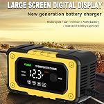 Car Starter Portable | Jump Starter Power Pack | LCD Screen Powerful Device Equipment 12V Accessories for Automobile Truck Vehicle Roadside Garage Outdoor
