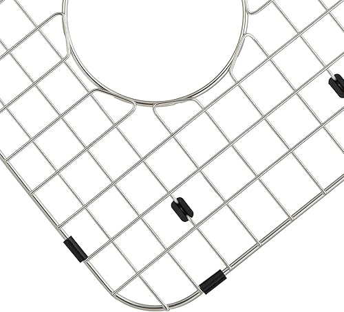 Miniatura 12 de VEVOR KM-BHQ-2302-SKU6 Protector de 2 piezas de acero inoxidable de 13.7 x 11.6 pulgadas, rejillas de drenaje centradas con radio de esquina R50,