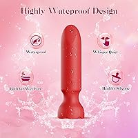 Vista 6 de Juguetes sexuales Mini Vibrador de bala para adultos - Juguetes sexuales femeninos controlados por aplicación con 9 modos de vibración, vibrador
