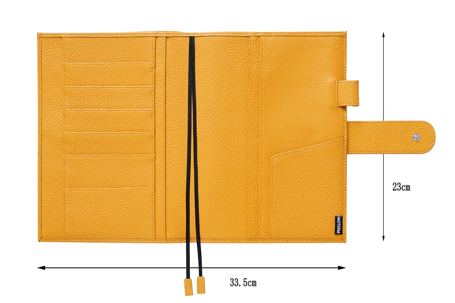 Moterm Leather Cover for A5 Notebook, Fits Hobonichi Cousin, Stalogy and Midori MD Planner, with Pen Loop - Image 2